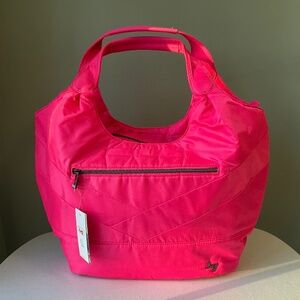 Lug Gondola SE Tote Shoulder Bag w/Double Handles Magenta Pink NWT